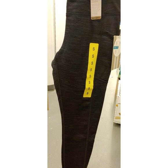 MONDETTA Women Brushed Jacquard Legging Tight -- Black Combo - Picture 10 of 10